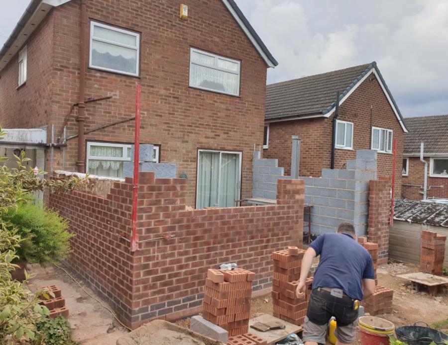 Domestic extension work in progress