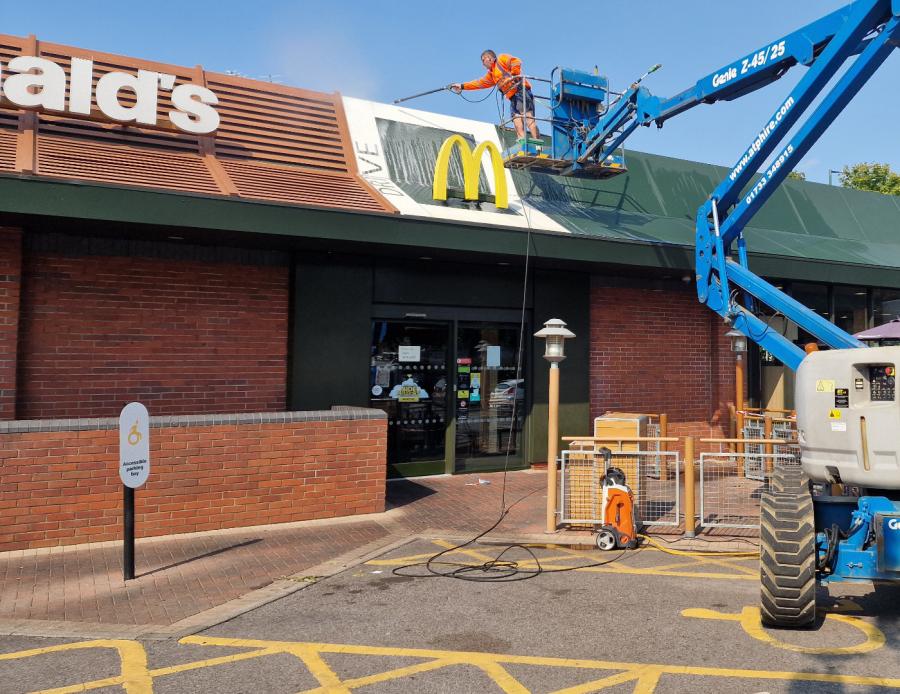 High Level work at a McDonald's branch
